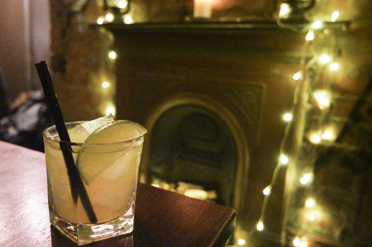 Simple margarita with fairy lights agave syrup Simple margarita with fairy lights agave syrup