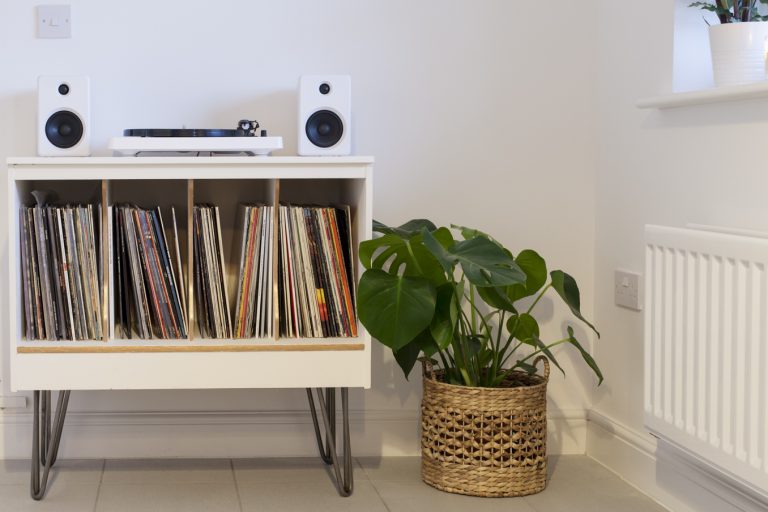 How to Update a Vintage Record Cabinet with Rust-Oleum Chalk Paint